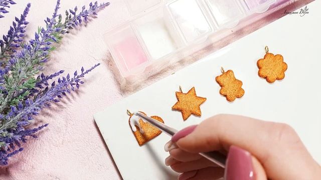 Мастер-класс: Новогодние маркеры для бокалов из полимерной глины FIMO/polymer clay tutorial смотреть онлайн