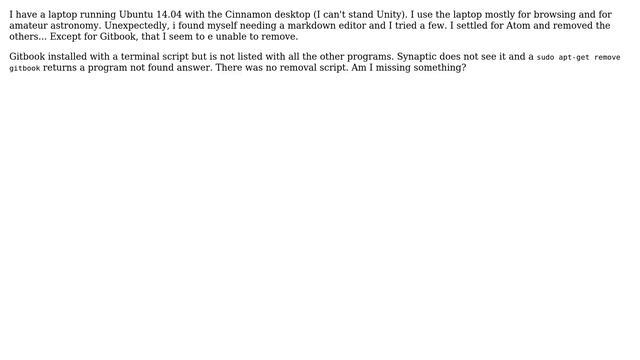 Ubuntu: How to remove gitbook editor? смотреть онлайн