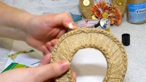 6 ИДЕЙ поделок из ДЖУТА и подручного материала. ПОДАРКИ своими руками без затрат.