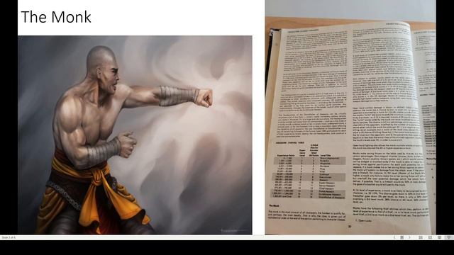 Advanced D&D Player's Handbook Reading & Review Part 7 Character Classes The Monk смотреть онлайн