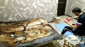 Тренировка дома. Подаём подачи. Настольный теннис.