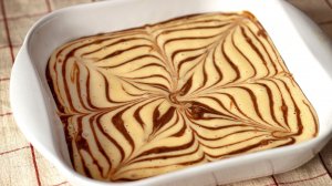 Готовлю эту вкуснятину за 5 минут! Пирог "зебра" на молоке!
