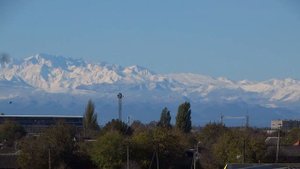 #Прохладный.КБР. Панорама Кавказского хребта.