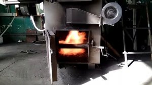 Пиролизный котел DM-STELLA. Эксперимент! Высокий КПД. Эжекторная горелка (тест №3, 2017)