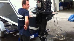 Запуск двигателя Mercury Optimax 250 л.с.