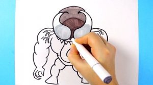 Как нарисовать ВЕНОМА | COMO DIBUJAR A VENOM