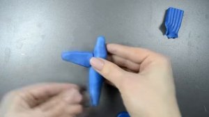 Урок с Пластилинкиным. Лепим самолет.