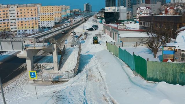 Фронтальный погрузчик в деле! WL 20T на расчистке снега