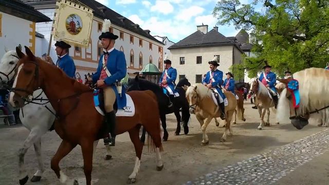 День святого Георгия в Зальцбурге  Georgiritt in Salzburg Salzburg-guide.ru