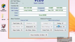 VCDS Смена сервисного интервала VW Polo sedan