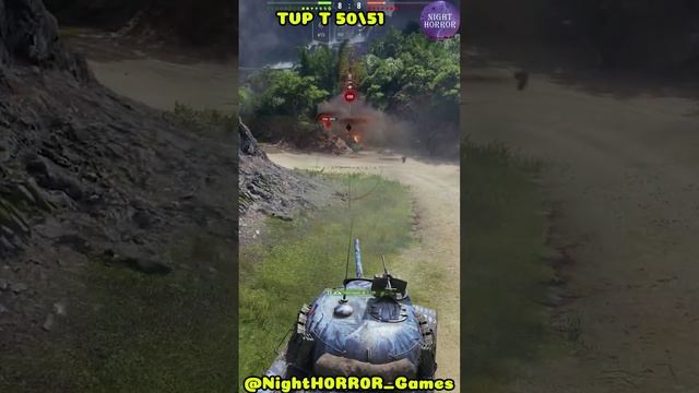 TVP T 50/51 ? World of tanks Short #00016_2023 #видеоигры #игры #games #worldoftanks #миртанков