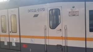 ЭП2Д-0170 Серпухов - Новоиерусалимская на станции Марьина Роща, D2. 8 мая 2023г.