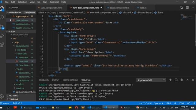 CRUD basico ANGULAR en español ? TU PRIMERA APLICACION EN ANGULAR ? #2 смотреть онлайн