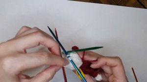 Гном // Гном спицами // Новогодний гномик // Мастер - класс по вязанию гнома