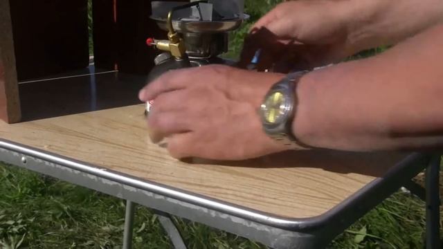 Бензиновая горелка туристическая (Примус Coleman). Бензин Калоша. смотреть онлайн