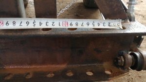 Простая съёмная задняя навеска на минипогрузчик