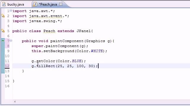 Part 84: Java Programming Tutorial - Drawing Graphics . смотреть онлайн