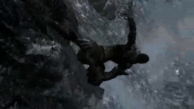 Skyrim Jump off High Hrothgar! (Extended death camera) смотреть онлайн