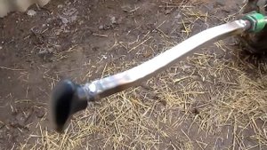 Удлиняем рычаг скоростей. Мотоблок Зубр