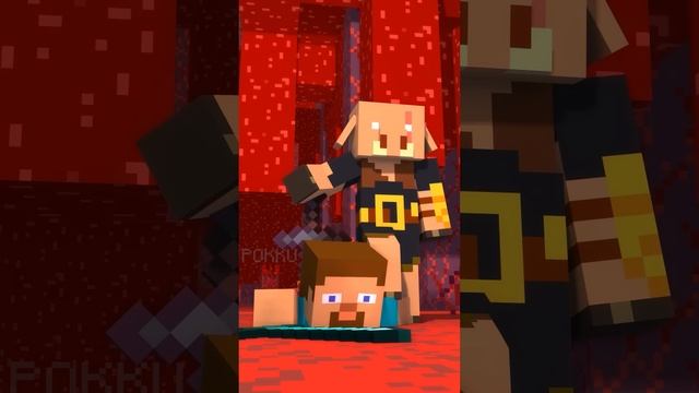 Hell's coming with Herobrine #shorts #minecraft