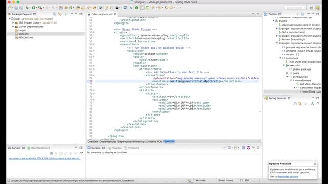 Maven Tutorial - Create Runnable Uber / Fat Jar With Dependencies Using Maven Shade Plugin смотреть онлайн