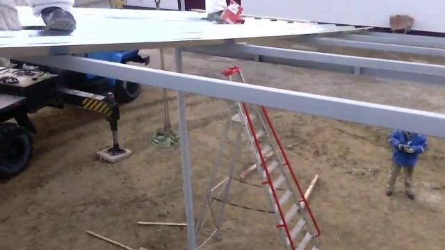 Установка навеса из профнастила изготовление фермы и балок