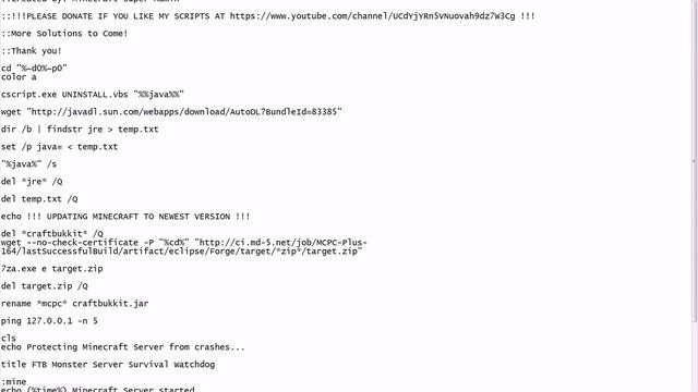 Minecraft FTB Server Auto Startup and Backup Scripts (MCPC+) смотреть онлайн