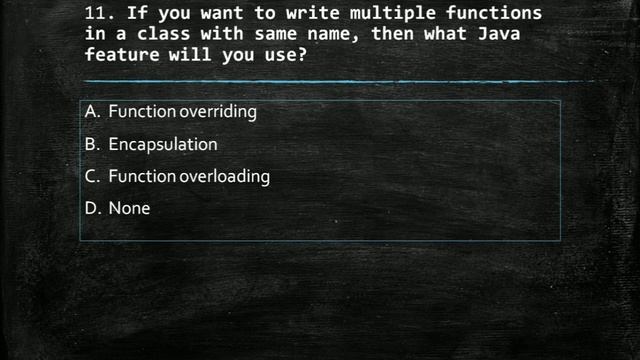 IMP MCQ on OOPS concepts in java смотреть онлайн