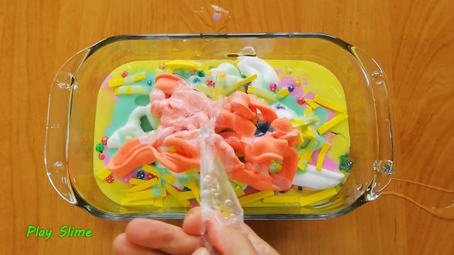 Making Slime Piping Bags - Crunchy Slime | Part 6 | MOST SATISFYING SLIME VIDEO смотреть онлайн