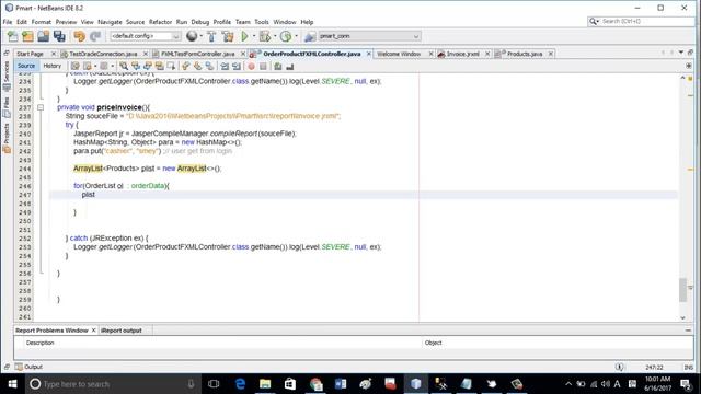 #20 JavaFx and SQL Server Tutorials | How to print Invoice - IReport (3) смотреть онлайн
