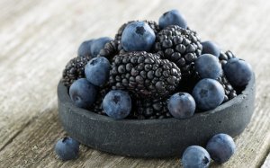 КЕКС С ГОЛУБИКОЙ