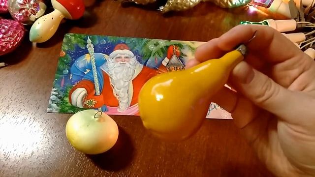 Мои старые ёлочные игрушки из СССР ч. 1 (1960-70-е гг) смотреть онлайн