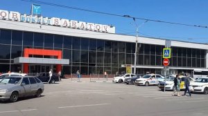 Саратов. Вокзал и привокзальная площадь (Saratov railway station - Russia)