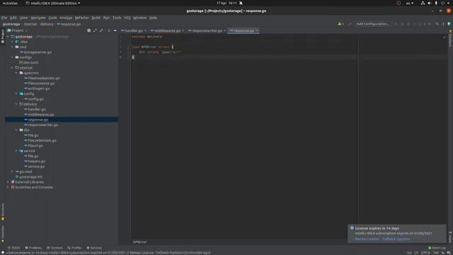 Developing file storage microservice with Go & gorilla/mux смотреть онлайн
