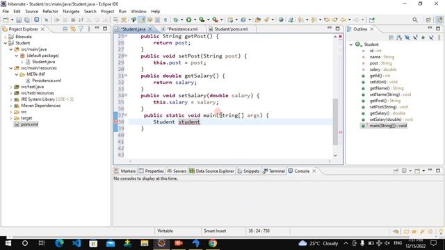 Crud operation using hibernate in eclipse | Student Project смотреть онлайн