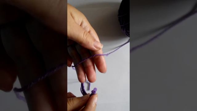 Как вязать крючком полустолбик?