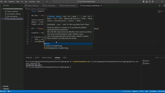Creating a Real-Time Currency Converter in Python with a Free API Key | Python | Stock | Currency