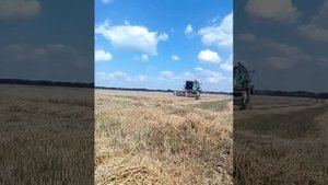 Уборка ячьменя 2018 КЗС-3.