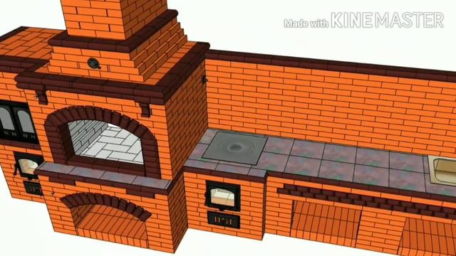 Проект печного комплекса "Лотос" тел. 89183813249 смотреть онлайн