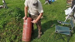 Мангал из газового баллона. Серия 1 - разметка баллона.