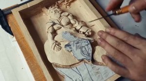 Как вырезать из дерева объёмную картину, своими руками. DIY