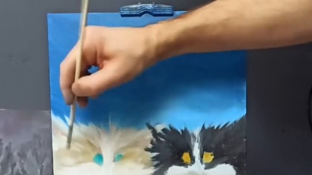 Как нарисовать котят. Видео урок рисования для начинающих смотреть онлайн