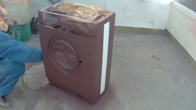 Покраска стиральной машины SIEMENS WV1080 / смотреть онлайн