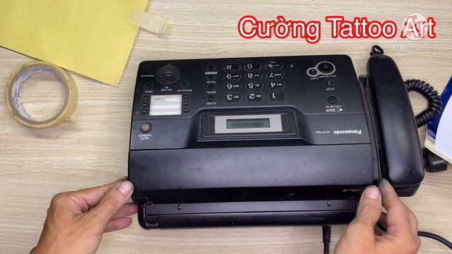#2 Hưỡng Dẫn scan tattoo hình xăm bằng máy fax, khắc phục lỗi giấy смотреть онлайн
