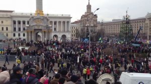 Майдан незалежности в 14 часов 1 декабря