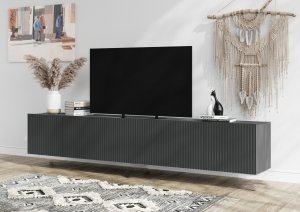 Тумба под ТВ Кантри Угольный Софт