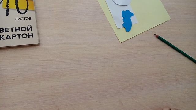 Аппликация Аист. Поделка аист на крыше. смотреть онлайн