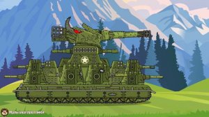 Эволюция Гибридов КВ 44 vs Ратте vs Густав - Мультики про танки