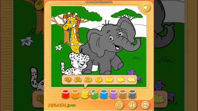 раскрась саванна смотреть онлайн