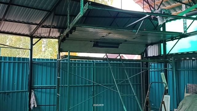 секционные ворота б.у